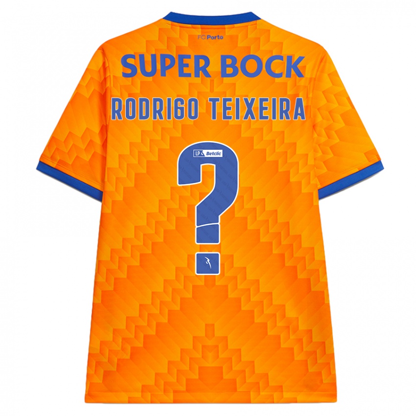 Criança Camisola Rodrigo Teixeira #0 Laranja Alternativa 2024/25 Camisa Brasil