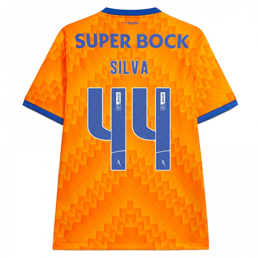 Criança Camisola Felipe Silva #44 Laranja Alternativa 2024/25 Camisa Brasil