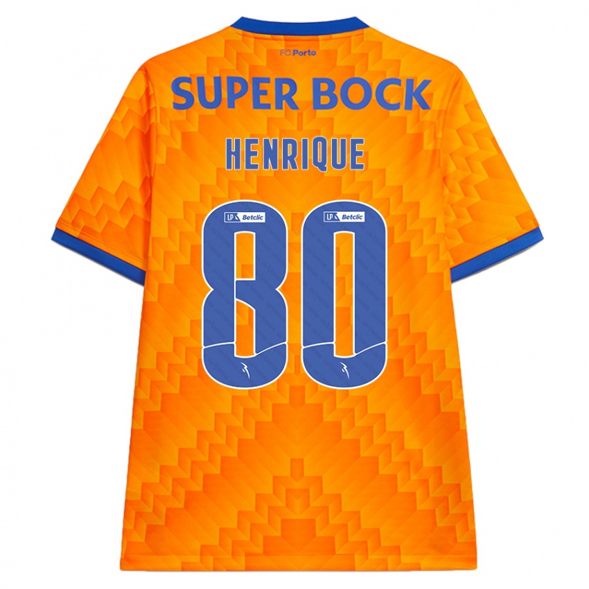 Criança Camisola Kaio Henrique #80 Laranja Alternativa 2024/25 Camisa Brasil