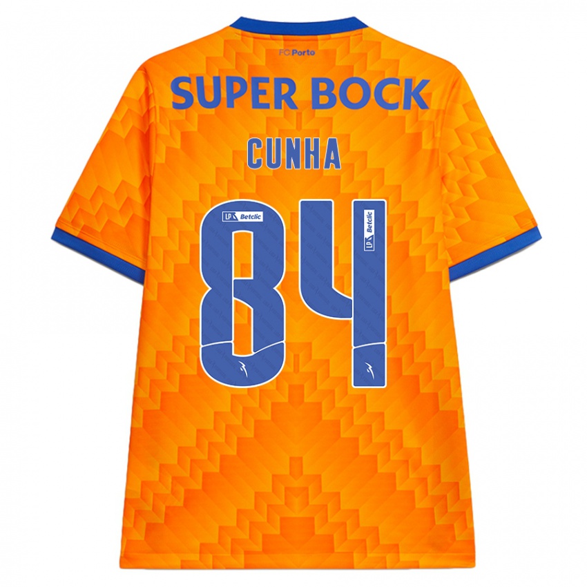 Criança Camisola Martim Cunha #84 Laranja Alternativa 2024/25 Camisa Brasil