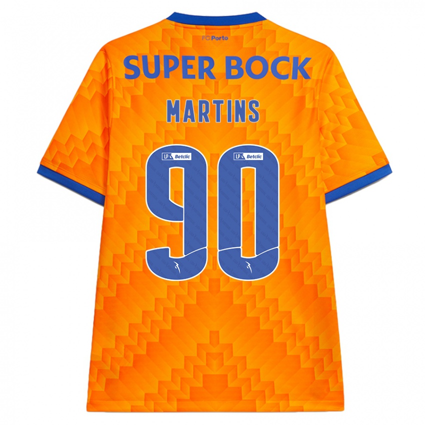 Criança Camisola Gil Martins #90 Laranja Alternativa 2024/25 Camisa Brasil