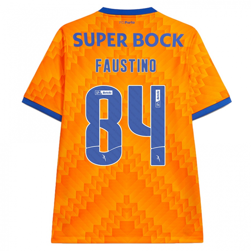 Criança Camisola Levi Faustino #84 Laranja Alternativa 2024/25 Camisa Brasil