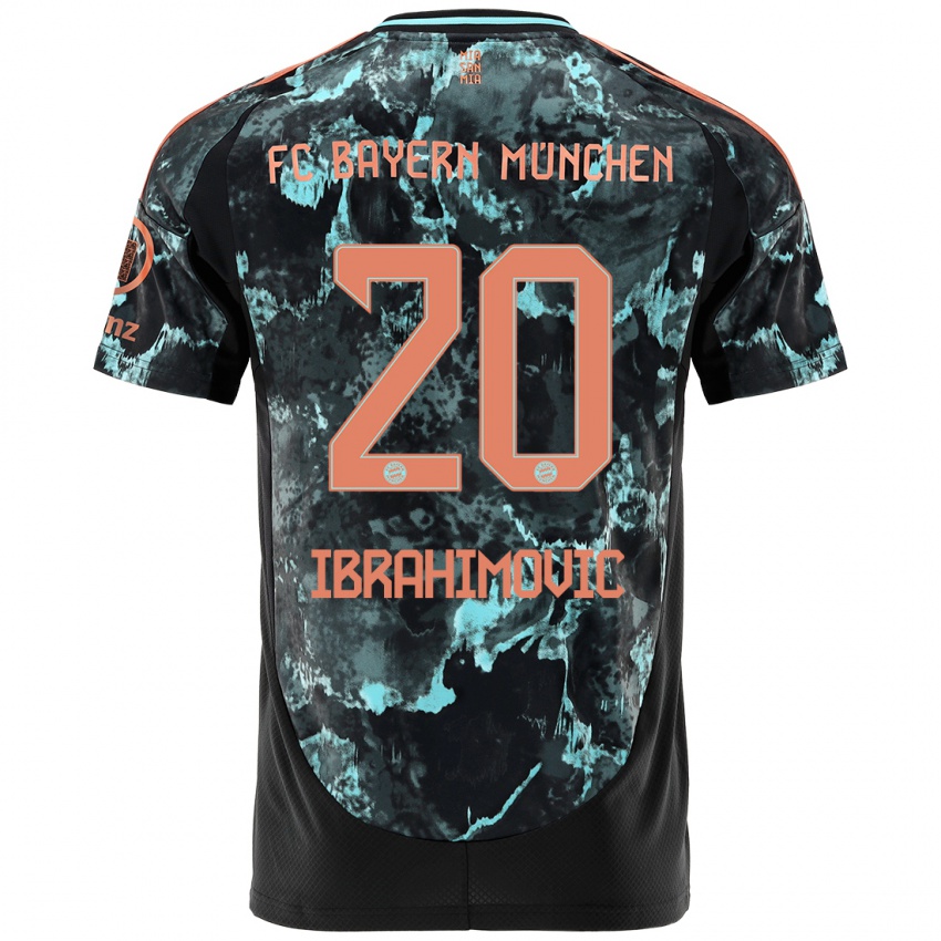 Criança Camisola Arijon Ibrahimovic #20 Preto Alternativa 2024/25 Camisa Brasil