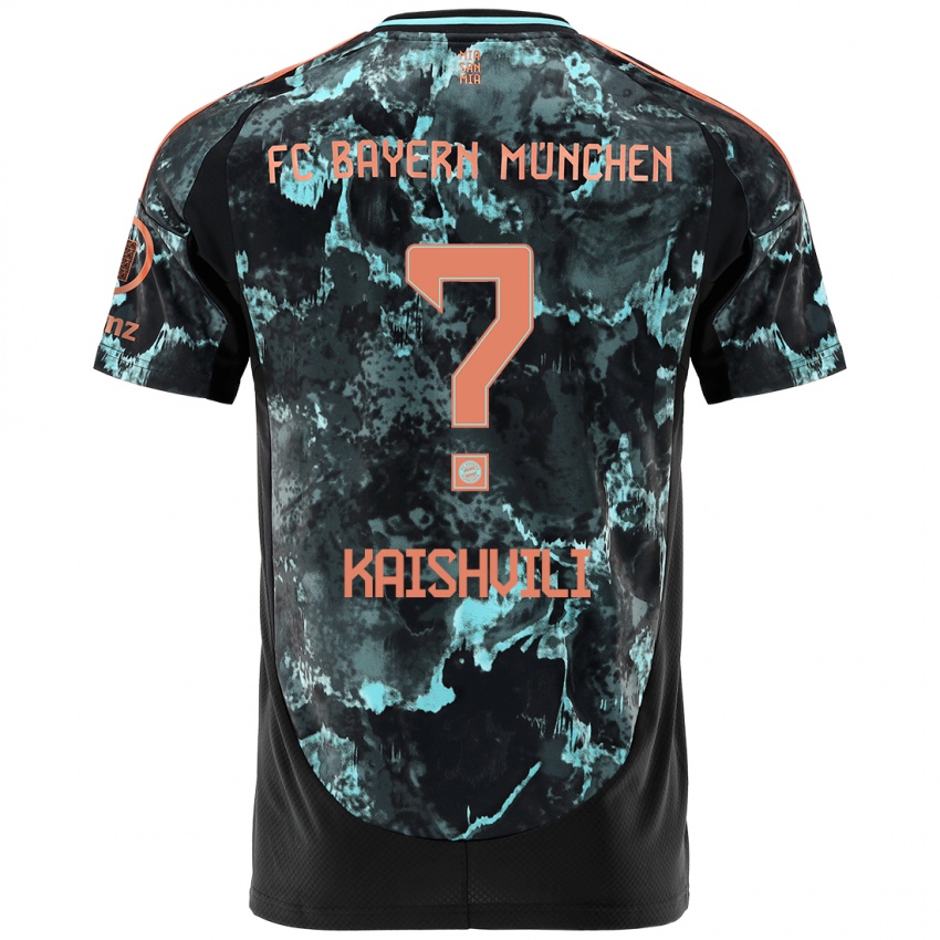 Criança Camisola Jamal Kaishvili #0 Preto Alternativa 2024/25 Camisa Brasil