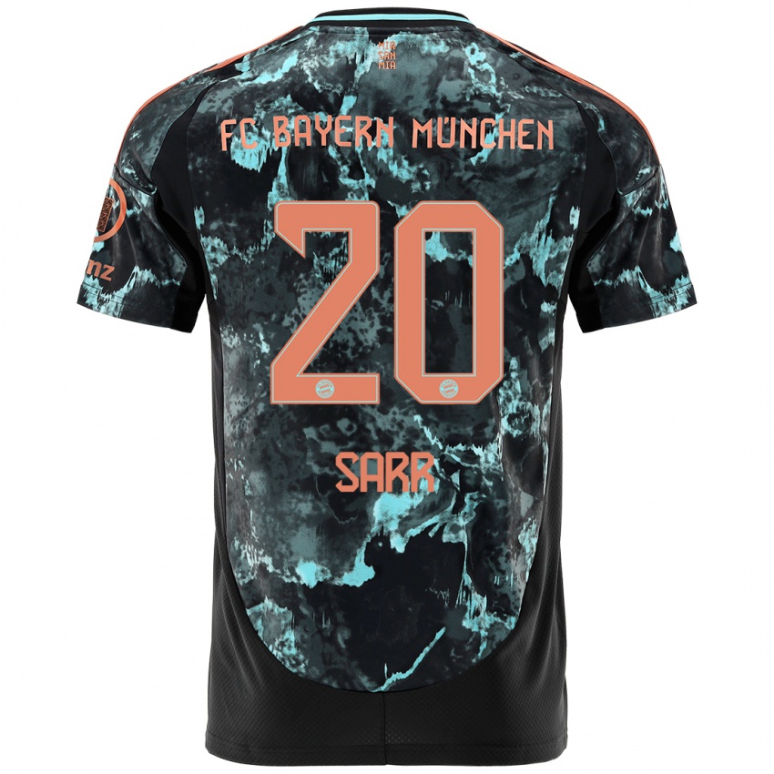 Criança Camisola Bouna Sarr #20 Preto Alternativa 2024/25 Camisa Brasil