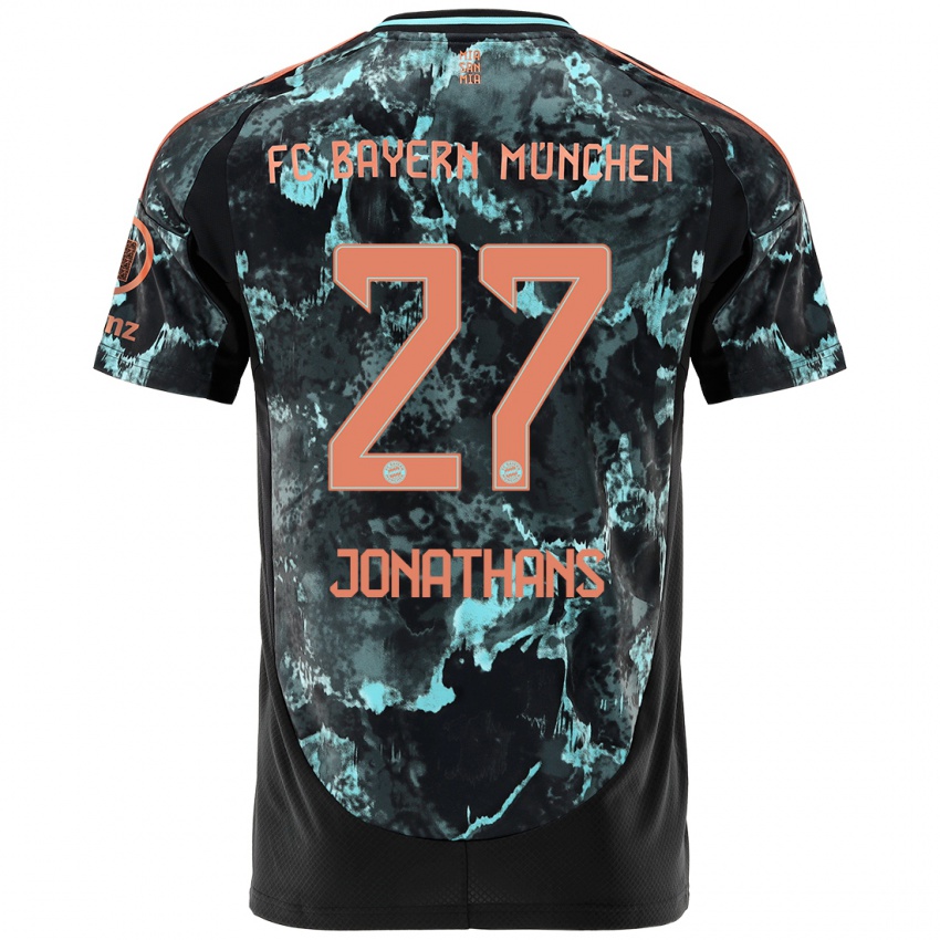 Criança Camisola David Jonathans #27 Preto Alternativa 2024/25 Camisa Brasil