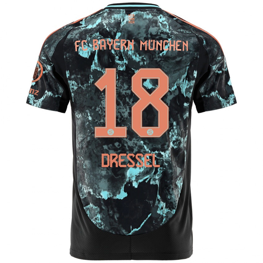 Criança Camisola Timon Dressel #18 Preto Alternativa 2024/25 Camisa Brasil