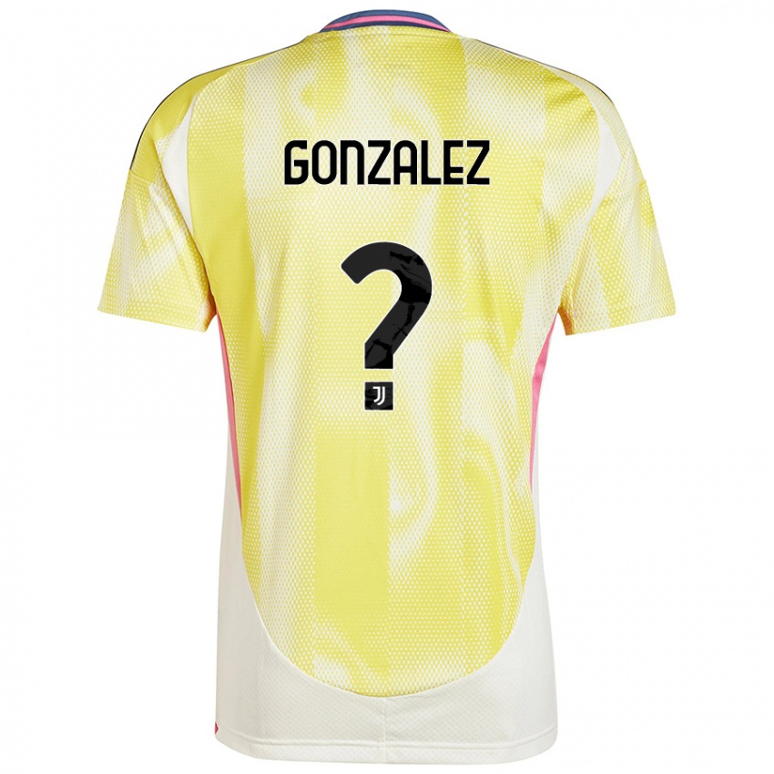 Criança Camisola Facundo González #0 Solar Amarelo Alternativa 2024/25 Camisa Brasil