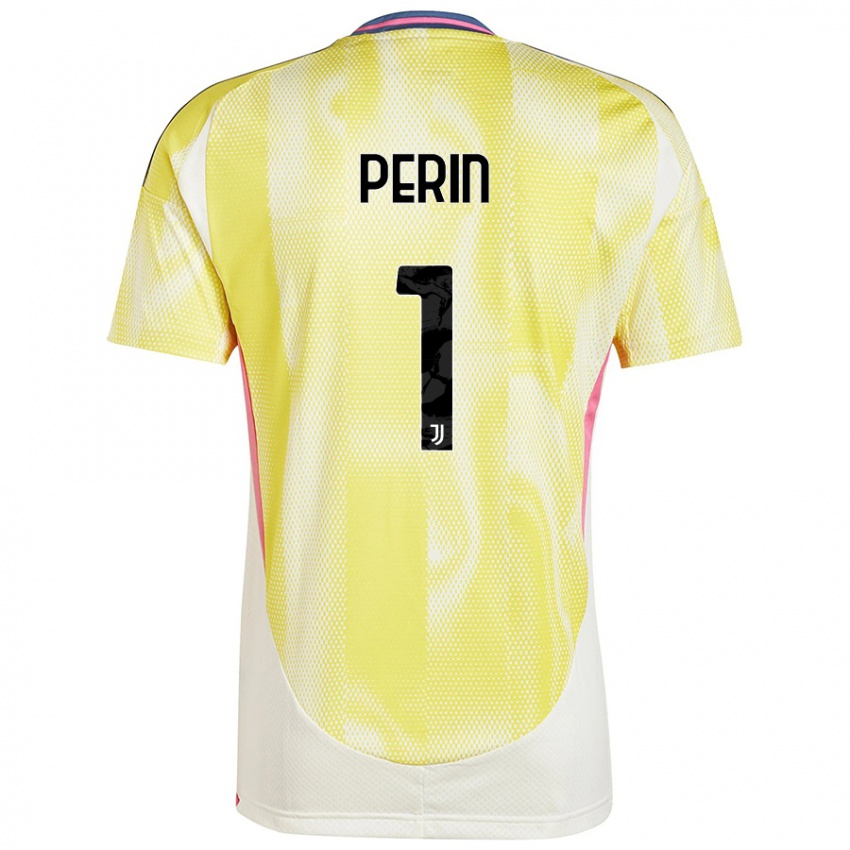 Criança Camisola Mattia Perin #1 Solar Amarelo Alternativa 2024/25 Camisa Brasil