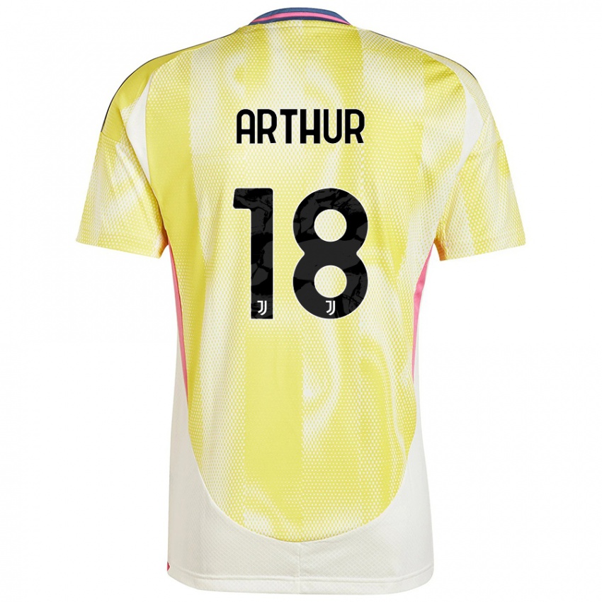 Criança Camisola Arthur Melo #18 Solar Amarelo Alternativa 2024/25 Camisa Brasil