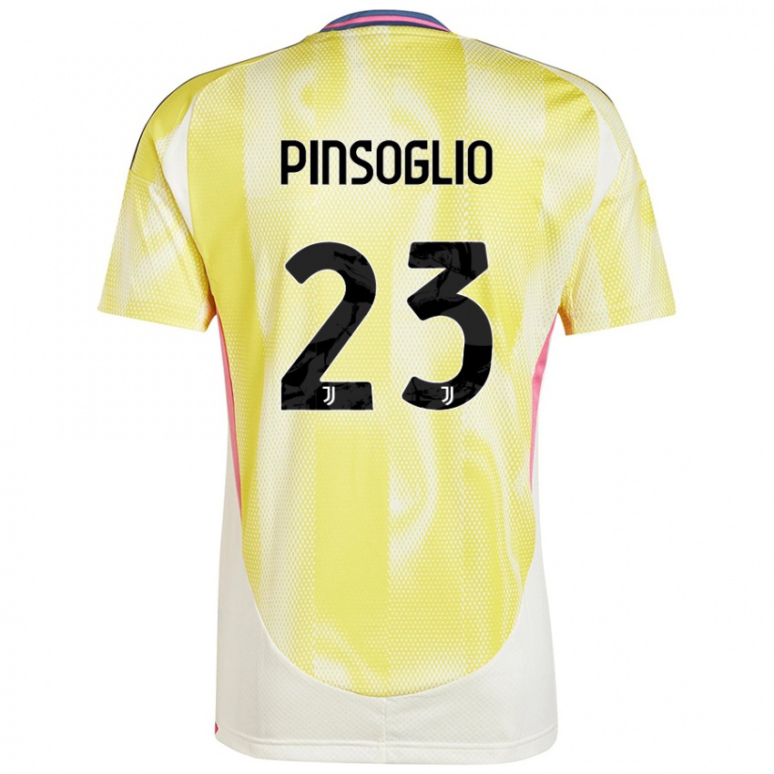 Criança Camisola Carlo Pinsoglio #23 Solar Amarelo Alternativa 2024/25 Camisa Brasil