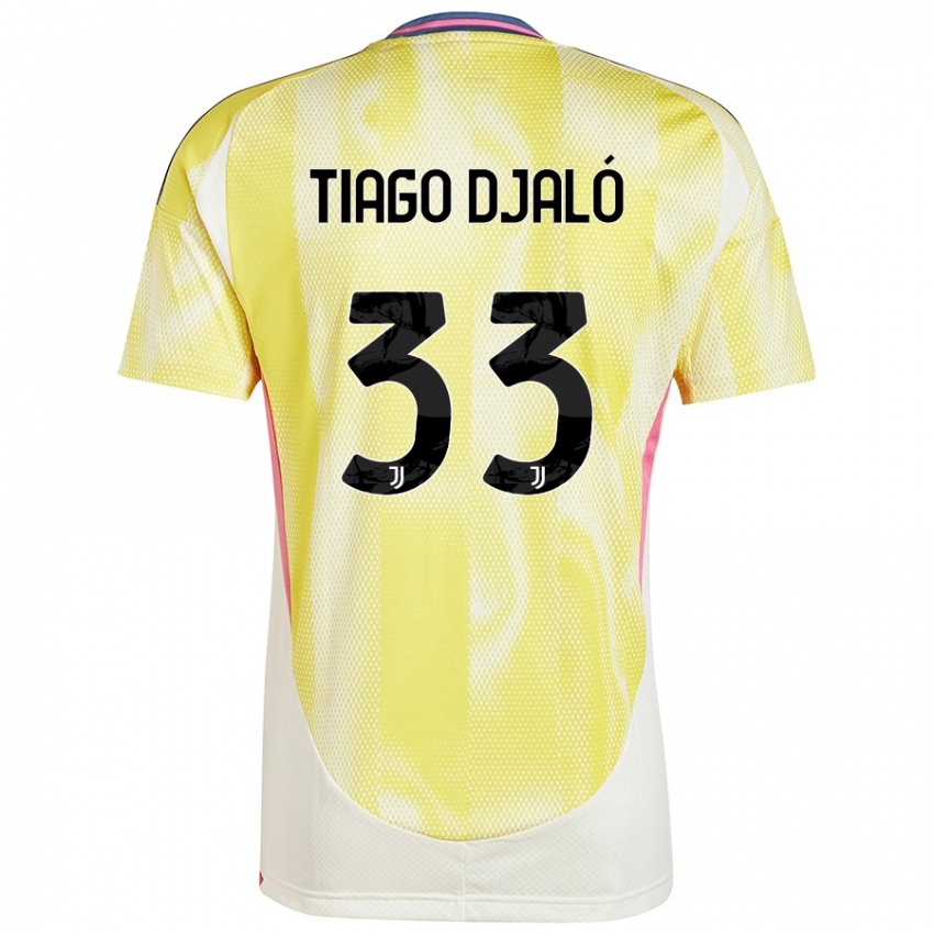 Criança Camisola Tiago Djaló #33 Solar Amarelo Alternativa 2024/25 Camisa Brasil