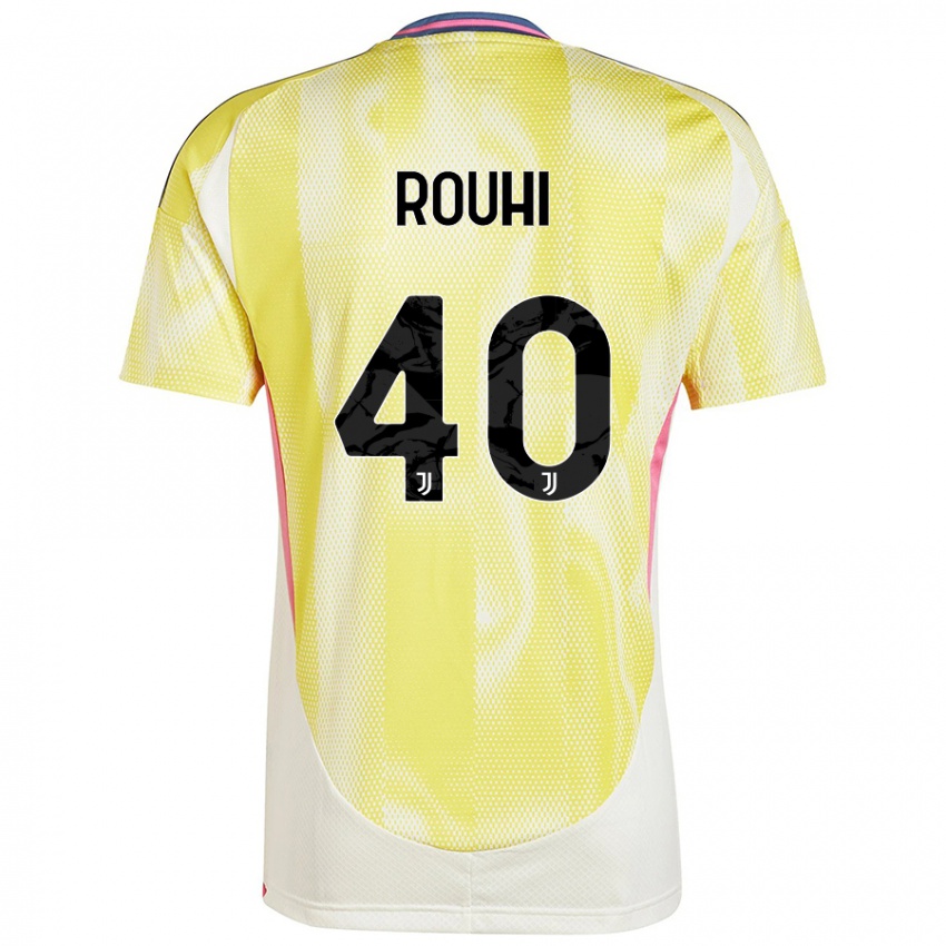 Criança Camisola Jonas Rouhi #40 Solar Amarelo Alternativa 2024/25 Camisa Brasil