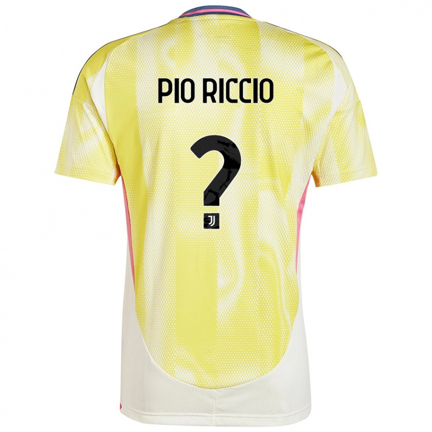 Criança Camisola Alessandro Pio Riccio #0 Solar Amarelo Alternativa 2024/25 Camisa Brasil