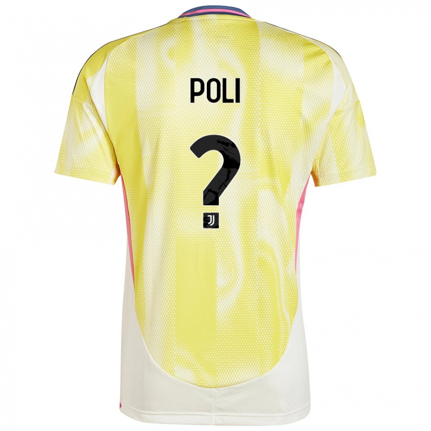 Criança Camisola Fabrizio Poli #0 Solar Amarelo Alternativa 2024/25 Camisa Brasil