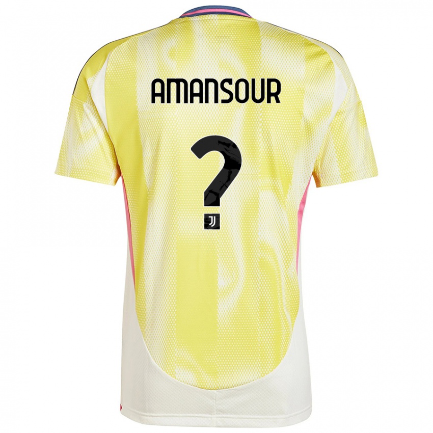 Criança Camisola Adam Amansour #0 Solar Amarelo Alternativa 2024/25 Camisa Brasil