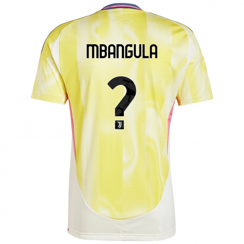 Criança Camisola Samuel Mbangula #0 Solar Amarelo Alternativa 2024/25 Camisa Brasil