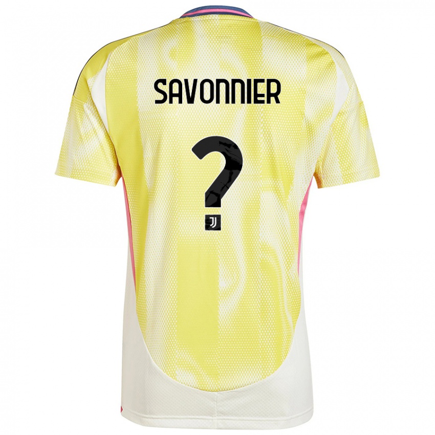 Criança Camisola Nelson Savonnier #0 Solar Amarelo Alternativa 2024/25 Camisa Brasil