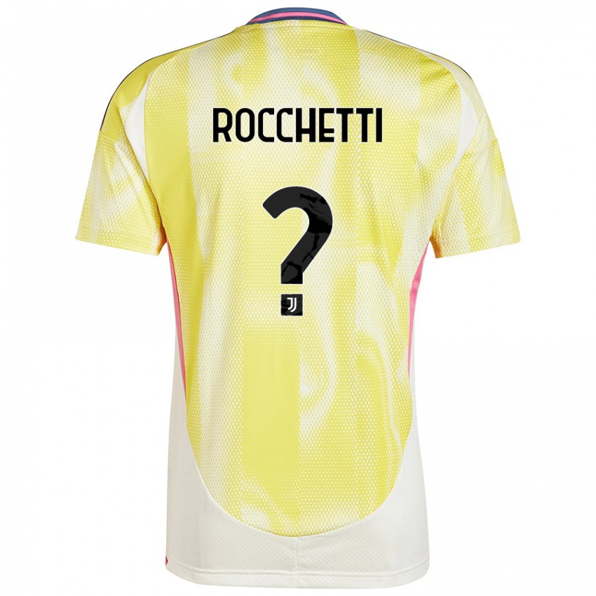 Criança Camisola Edoardo Rocchetti #0 Solar Amarelo Alternativa 2024/25 Camisa Brasil