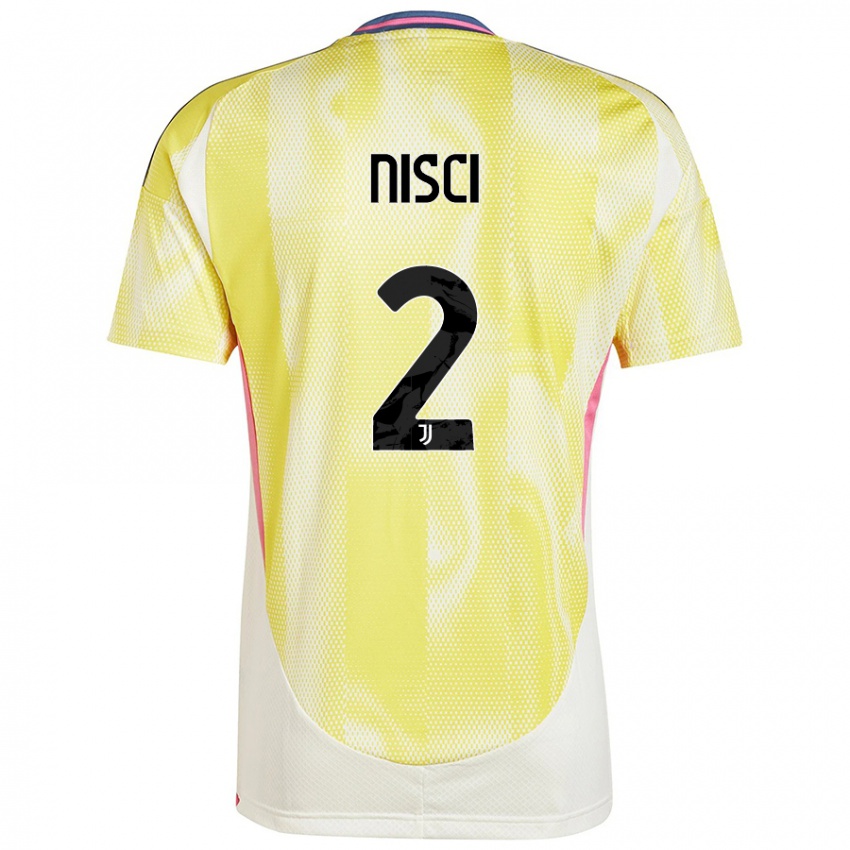 Criança Camisola Alessandro Nisci #2 Solar Amarelo Alternativa 2024/25 Camisa Brasil