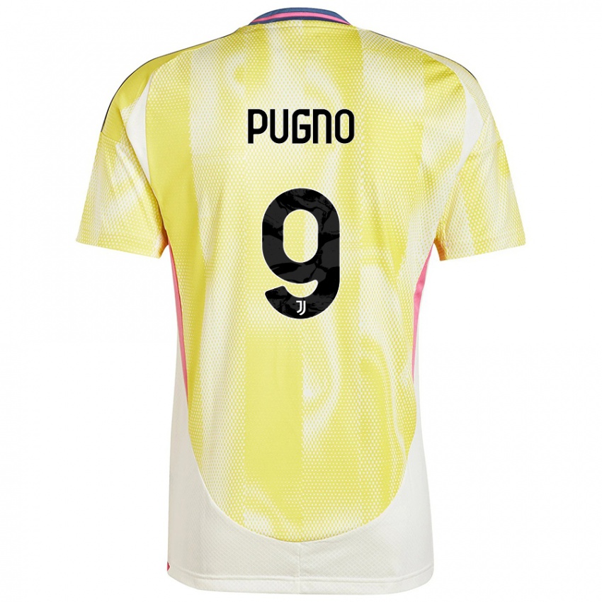 Criança Camisola Diego Pugno #9 Solar Amarelo Alternativa 2024/25 Camisa Brasil