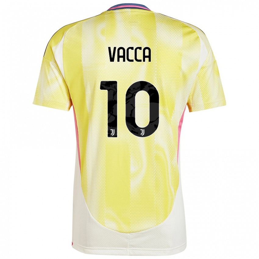 Criança Camisola Alessio Vacca #10 Solar Amarelo Alternativa 2024/25 Camisa Brasil