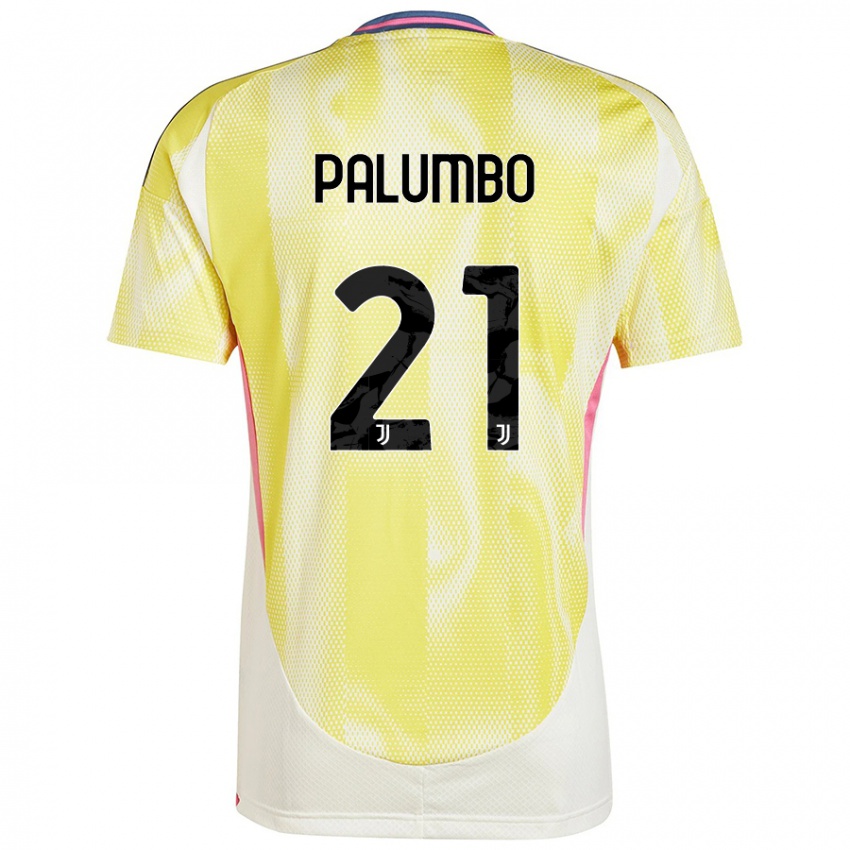 Criança Camisola Martin Palumbo #21 Solar Amarelo Alternativa 2024/25 Camisa Brasil