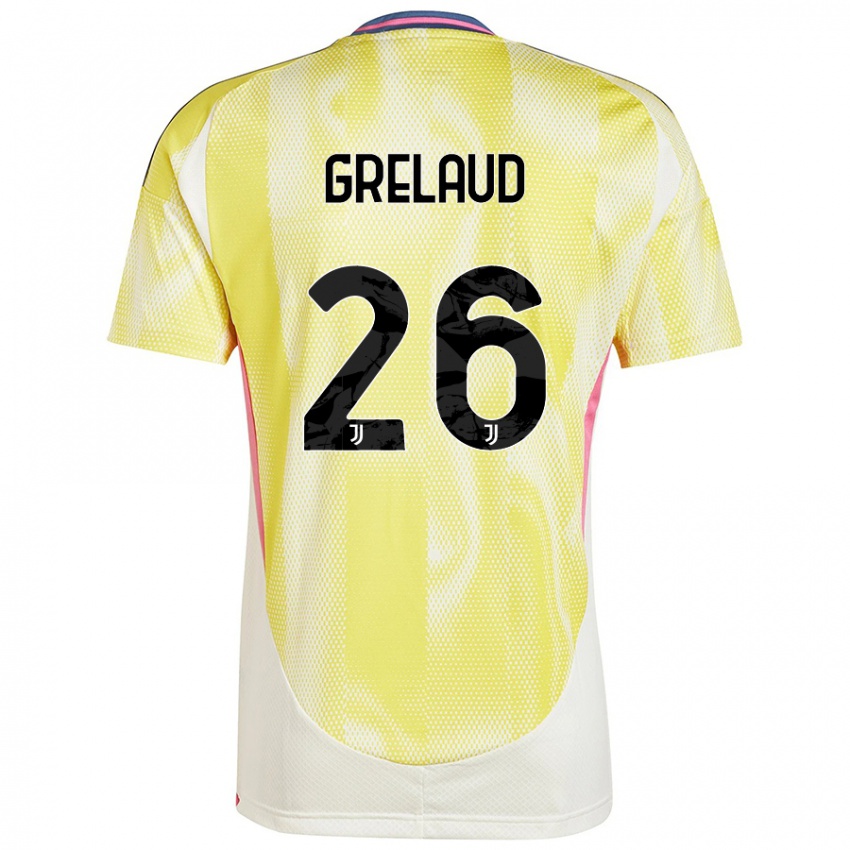 Criança Camisola Josue Grelaud #26 Solar Amarelo Alternativa 2024/25 Camisa Brasil