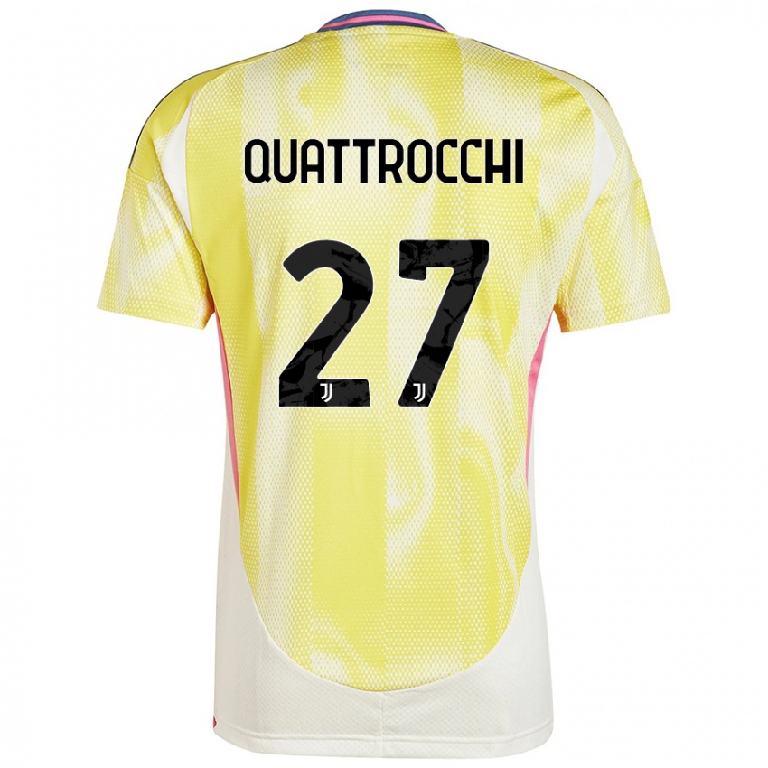 Criança Camisola Juan Ignacio Quattrocchi #27 Solar Amarelo Alternativa 2024/25 Camisa Brasil