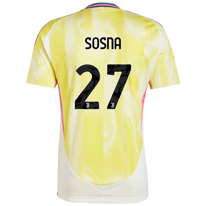 Criança Camisola Adam Sosna #27 Solar Amarelo Alternativa 2024/25 Camisa Brasil