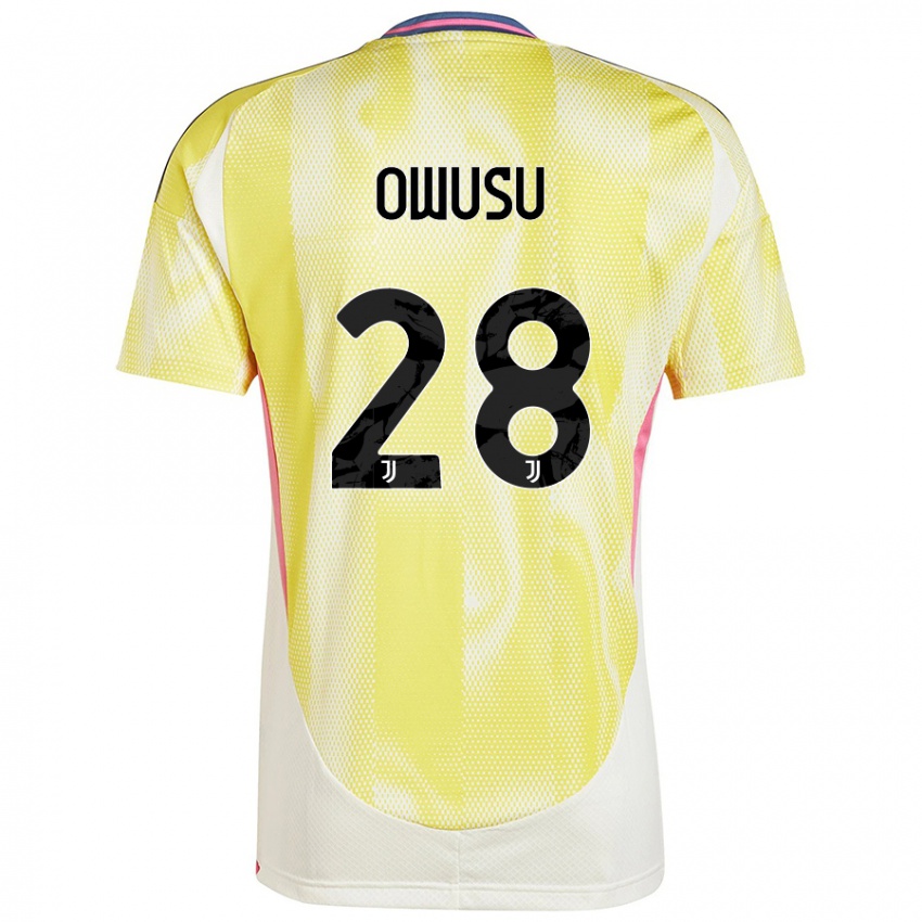 Criança Camisola Augusto Owusu #28 Solar Amarelo Alternativa 2024/25 Camisa Brasil