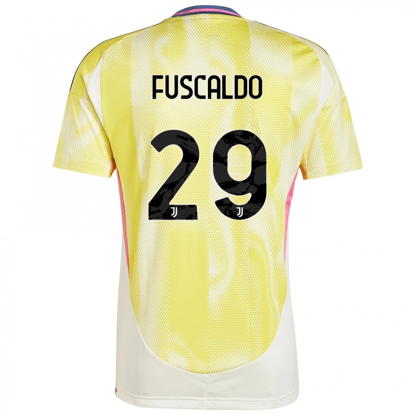 Criança Camisola Matteo Fuscaldo #29 Solar Amarelo Alternativa 2024/25 Camisa Brasil