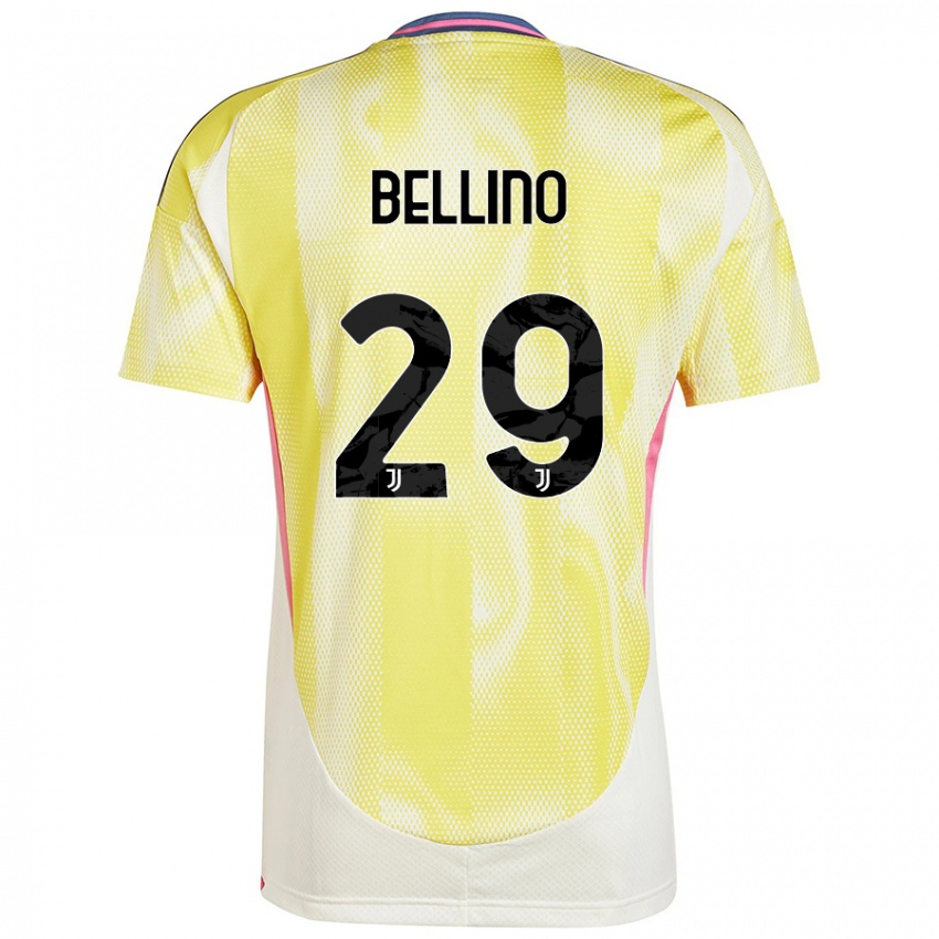 Criança Camisola Filippo Bellino #29 Solar Amarelo Alternativa 2024/25 Camisa Brasil