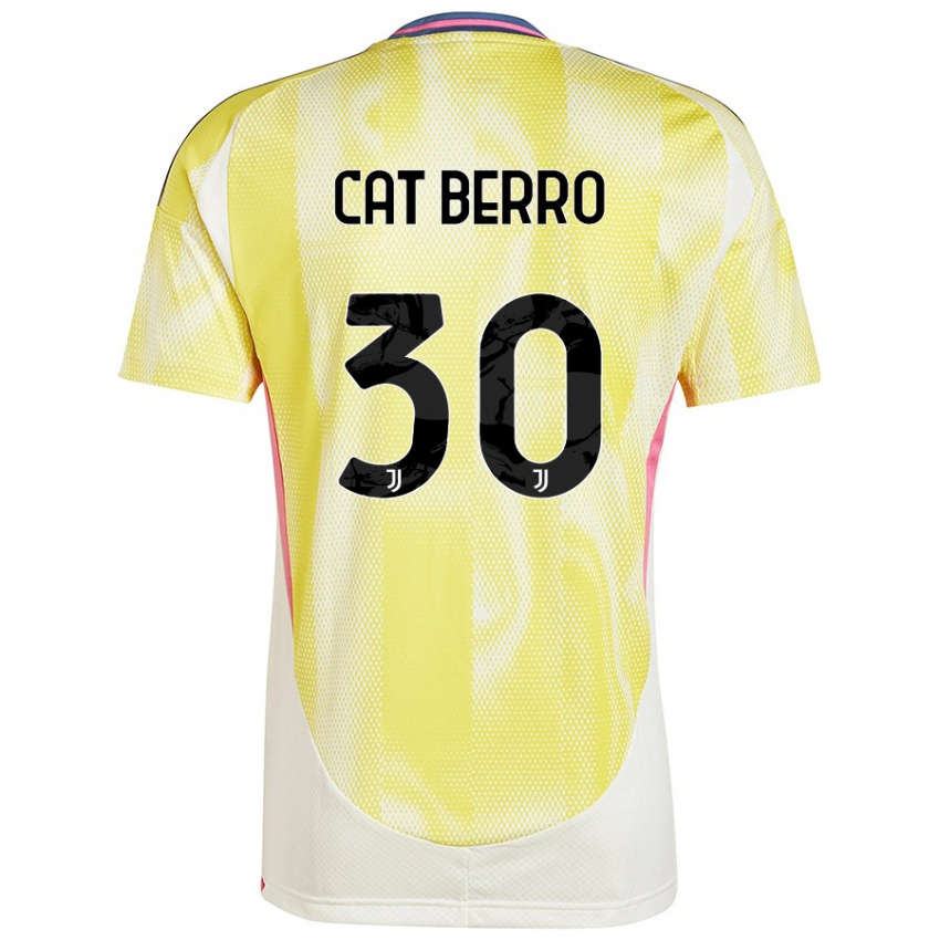 Criança Camisola Simone Cat Berro #30 Solar Amarelo Alternativa 2024/25 Camisa Brasil