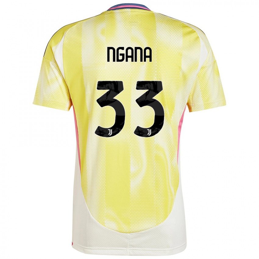 Criança Camisola Valdes Ngana #33 Solar Amarelo Alternativa 2024/25 Camisa Brasil