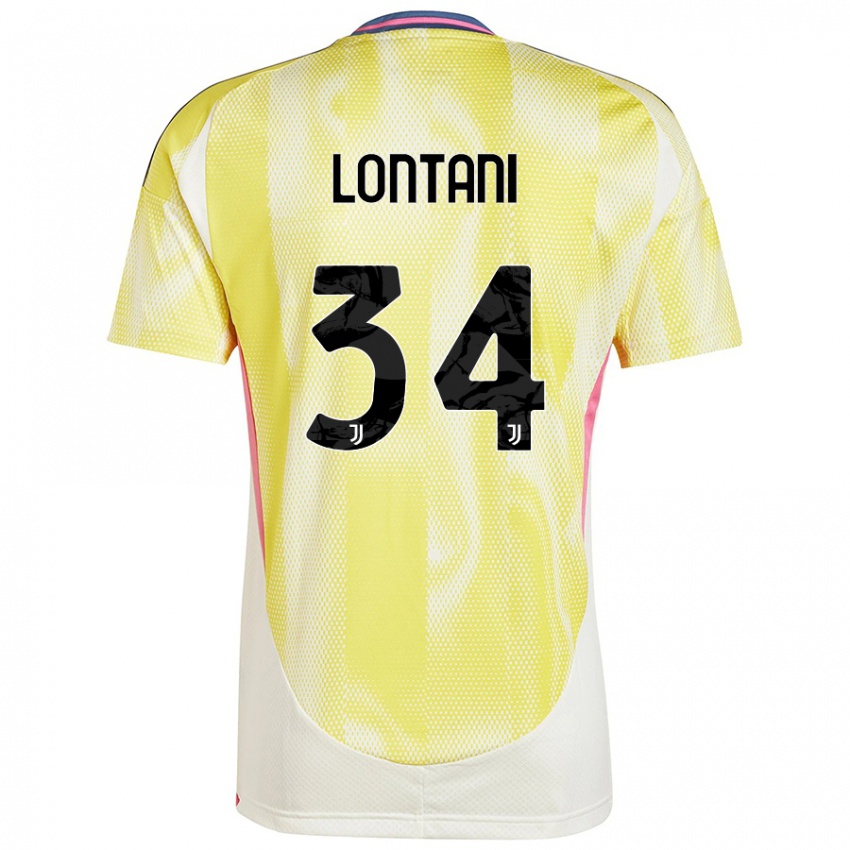 Criança Camisola Matteo Lontani #34 Solar Amarelo Alternativa 2024/25 Camisa Brasil