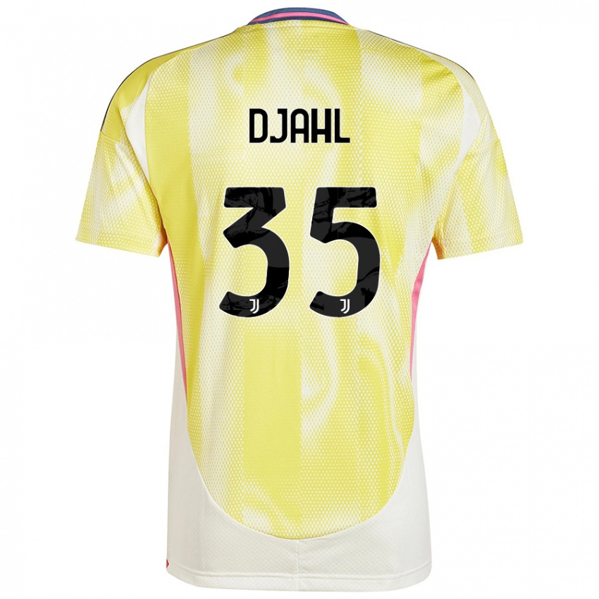 Criança Camisola Rayan Djahl #35 Solar Amarelo Alternativa 2024/25 Camisa Brasil