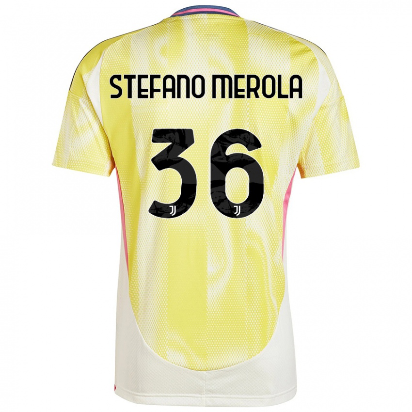 Criança Camisola Antonio Stefano Merola #36 Solar Amarelo Alternativa 2024/25 Camisa Brasil