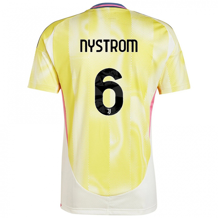 Criança Camisola Paulina Nyström #6 Solar Amarelo Alternativa 2024/25 Camisa Brasil