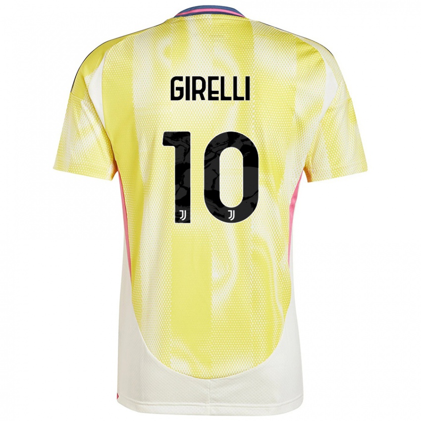 Criança Camisola Cristiana Girelli #10 Solar Amarelo Alternativa 2024/25 Camisa Brasil