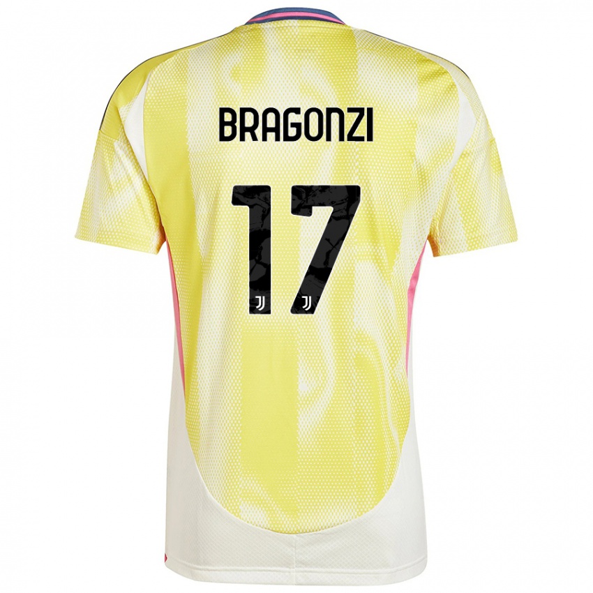 Criança Camisola Asia Bragonzi #17 Solar Amarelo Alternativa 2024/25 Camisa Brasil