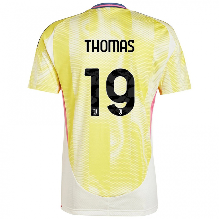 Criança Camisola Lindsey Thomas #19 Solar Amarelo Alternativa 2024/25 Camisa Brasil