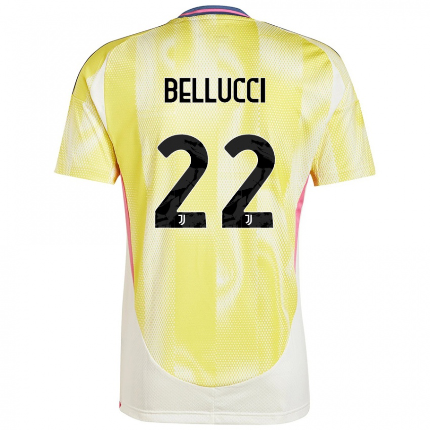 Criança Camisola Melissa Bellucci #22 Solar Amarelo Alternativa 2024/25 Camisa Brasil