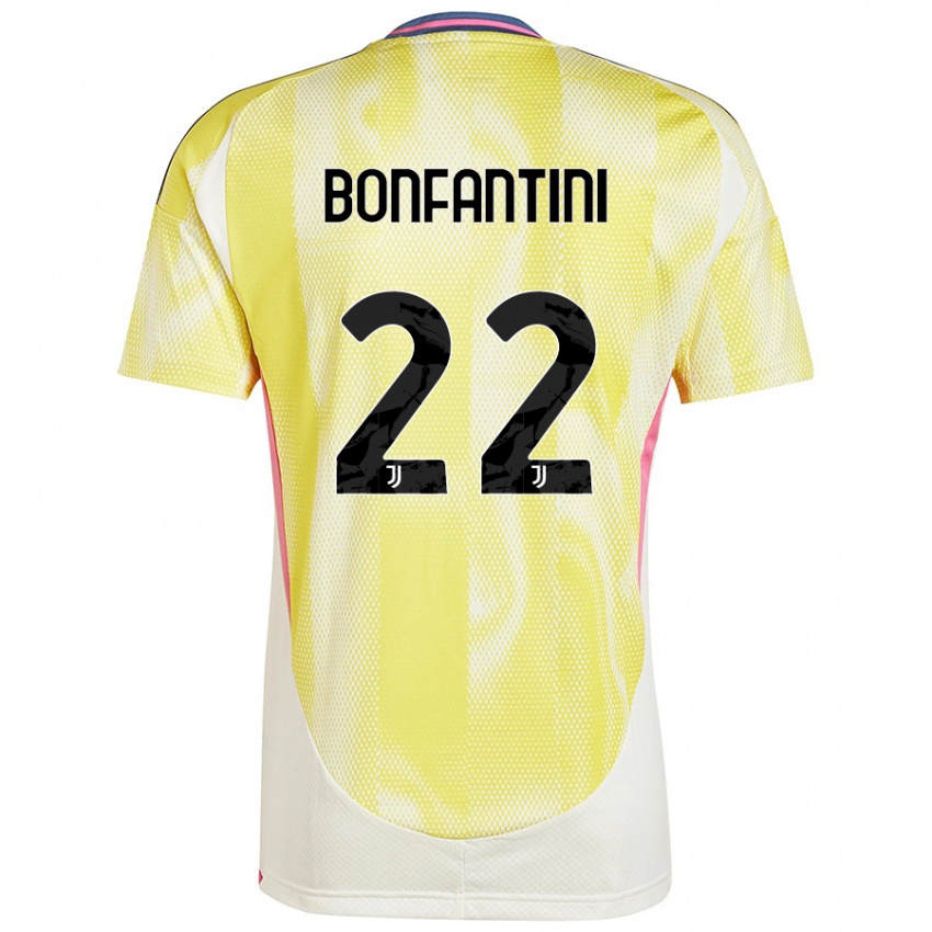 Criança Camisola Agnese Bonfantini #22 Solar Amarelo Alternativa 2024/25 Camisa Brasil