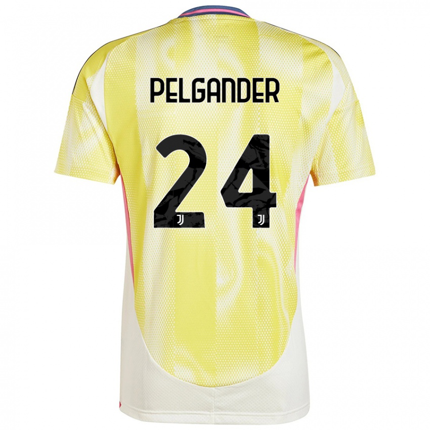 Criança Camisola Elsa Pelgander #24 Solar Amarelo Alternativa 2024/25 Camisa Brasil