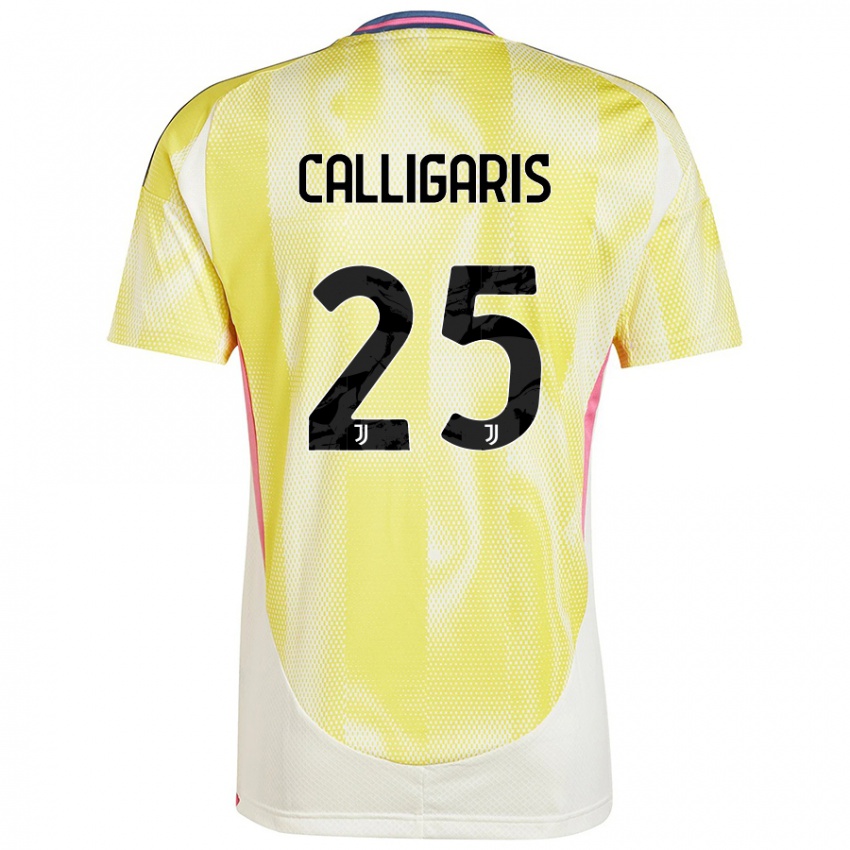 Criança Camisola Viola Calligaris #25 Solar Amarelo Alternativa 2024/25 Camisa Brasil