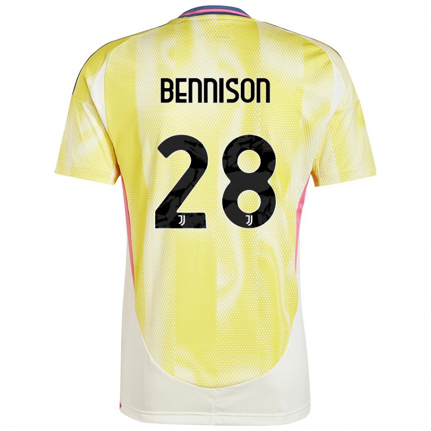 Criança Camisola Hanna Bennison #28 Solar Amarelo Alternativa 2024/25 Camisa Brasil