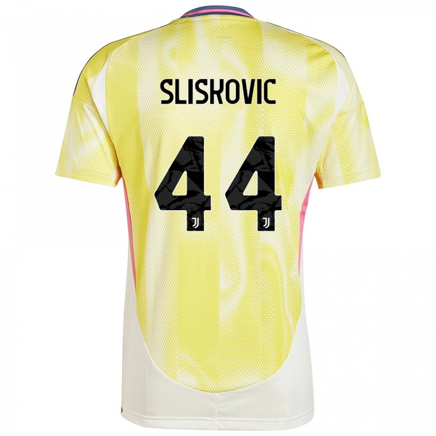 Criança Camisola Gloria Slišković #44 Solar Amarelo Alternativa 2024/25 Camisa Brasil