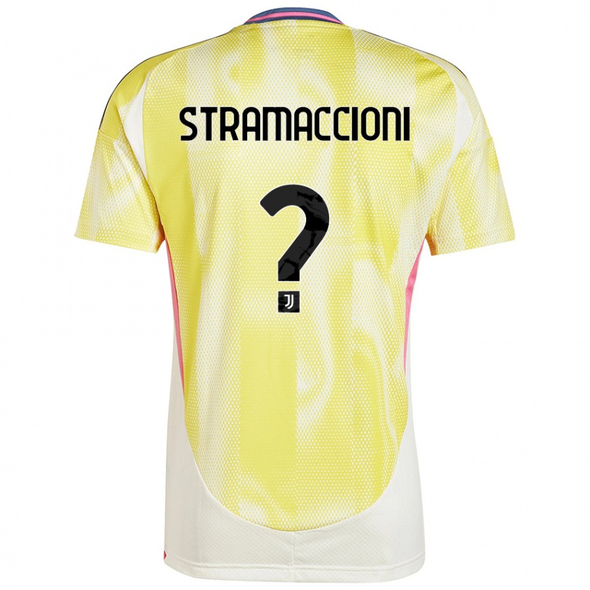 Criança Camisola Diego Stramaccioni #0 Solar Amarelo Alternativa 2024/25 Camisa Brasil