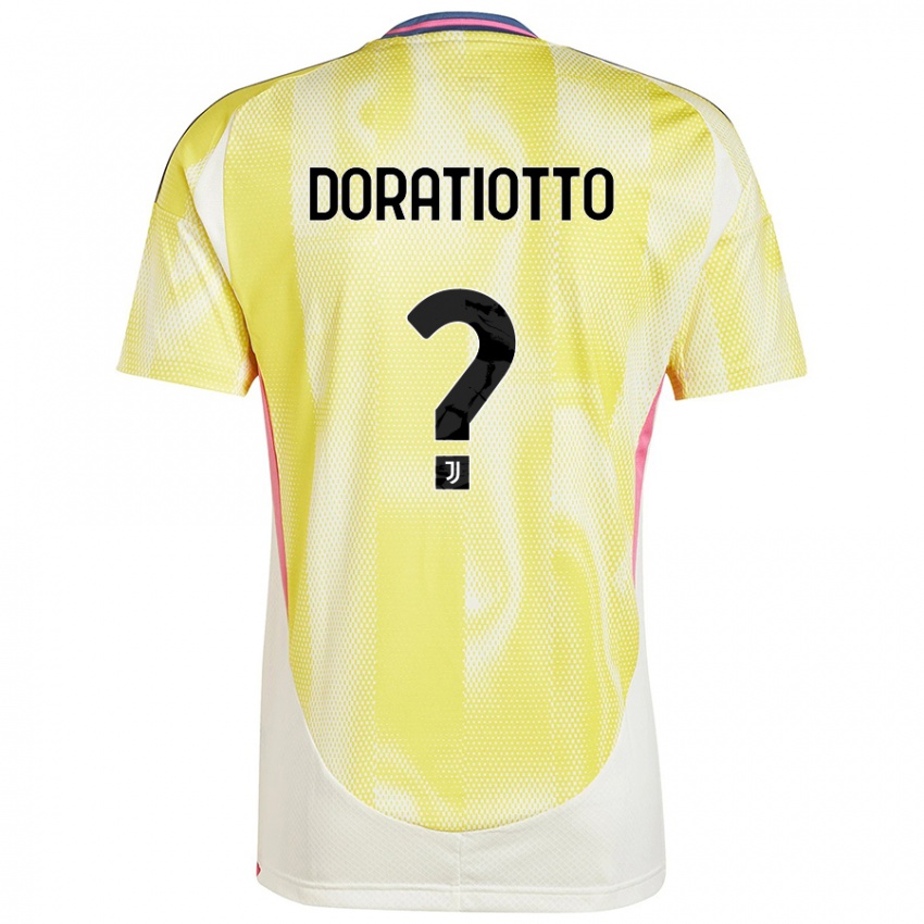 Criança Camisola Giulio Doratiotto #0 Solar Amarelo Alternativa 2024/25 Camisa Brasil